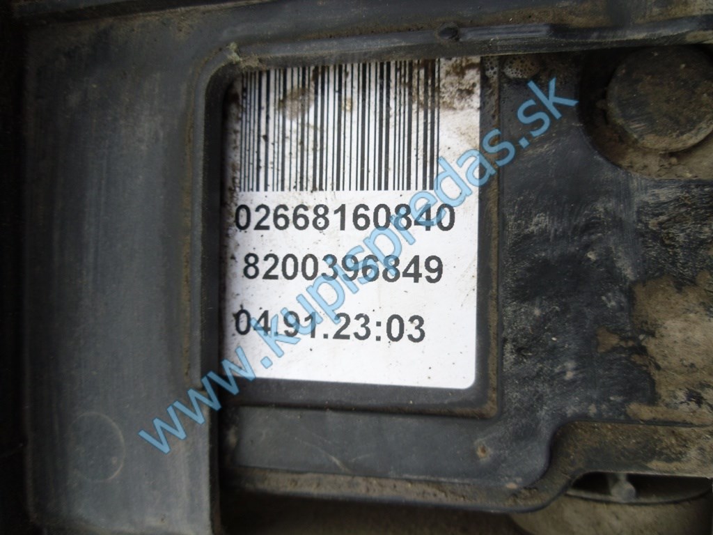 elektrická ručná brzda na renault scénic 2, autodiely na renault scénic